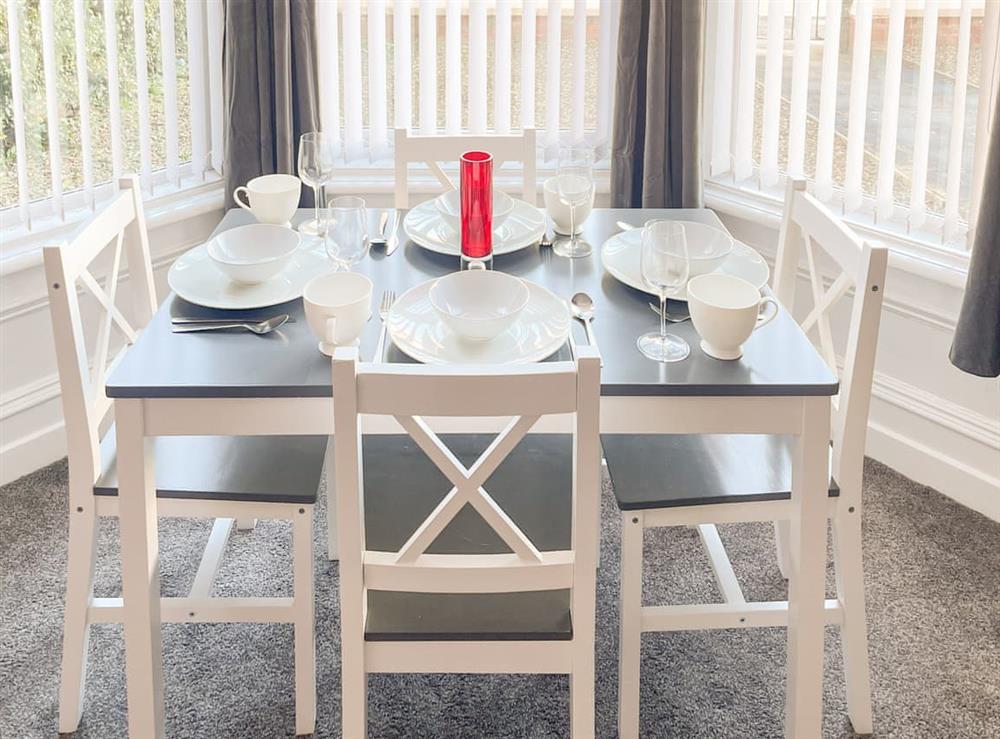 Dining Area at Marine Apartment By The Sea in Whitley Bay, Tyne and Wear