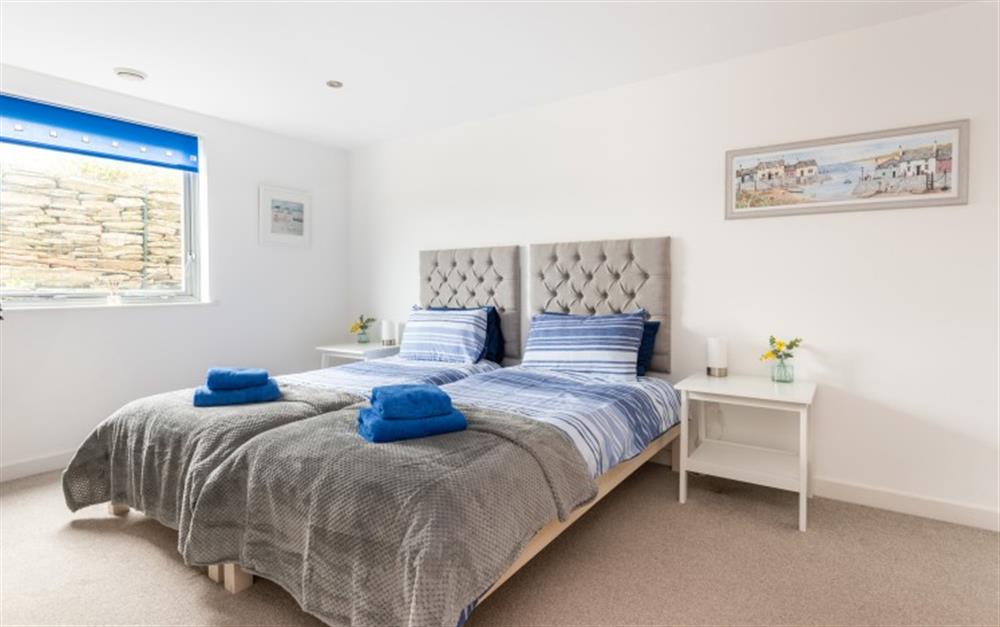 Another look at the second twin bedroom  at Marine Heights in Bigbury-On-Sea