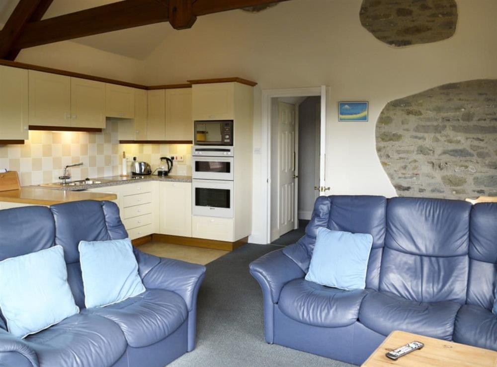 Open plan living space at Marine Mews 3 in Cliff Road, Devon