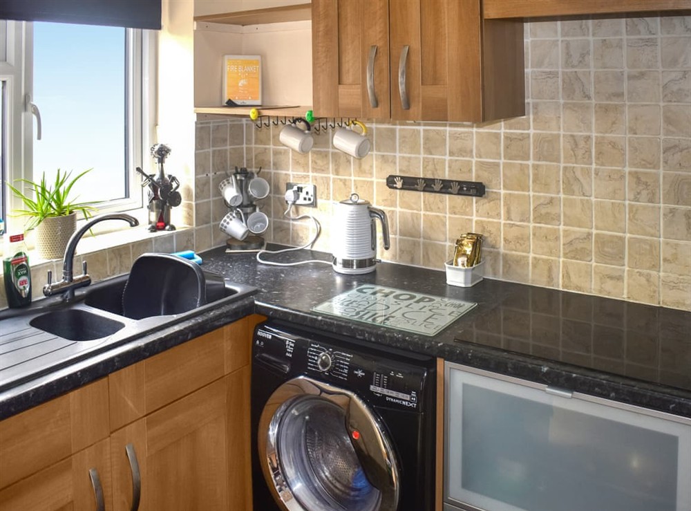 Kitchen at Mariners Cottage in Dawlish, Devon