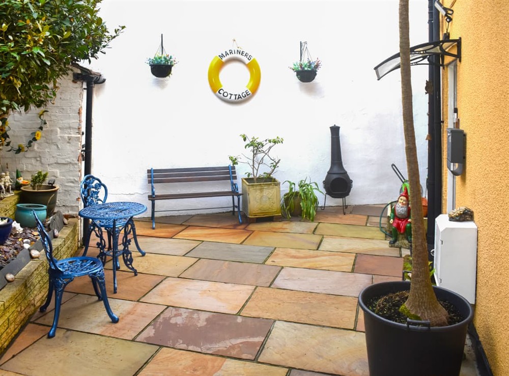 Outdoor at Mariners Cottage in Dawlish, Devon