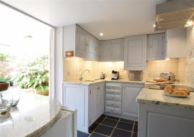 This is the kitchen at Mariners Cottage, King Street, Aldeburgh
