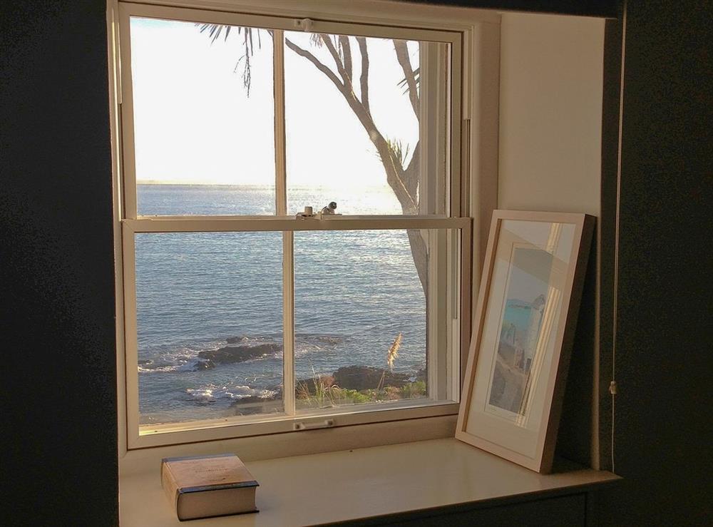 View at Mariners Cottage in Mousehole, Penzance, Cornwall., Great Britain