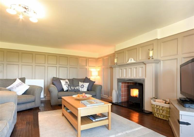 This is the living room at Mariners House, Alnmouth