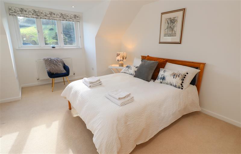 One of the bedrooms at Mariners Rest, Gorran Haven