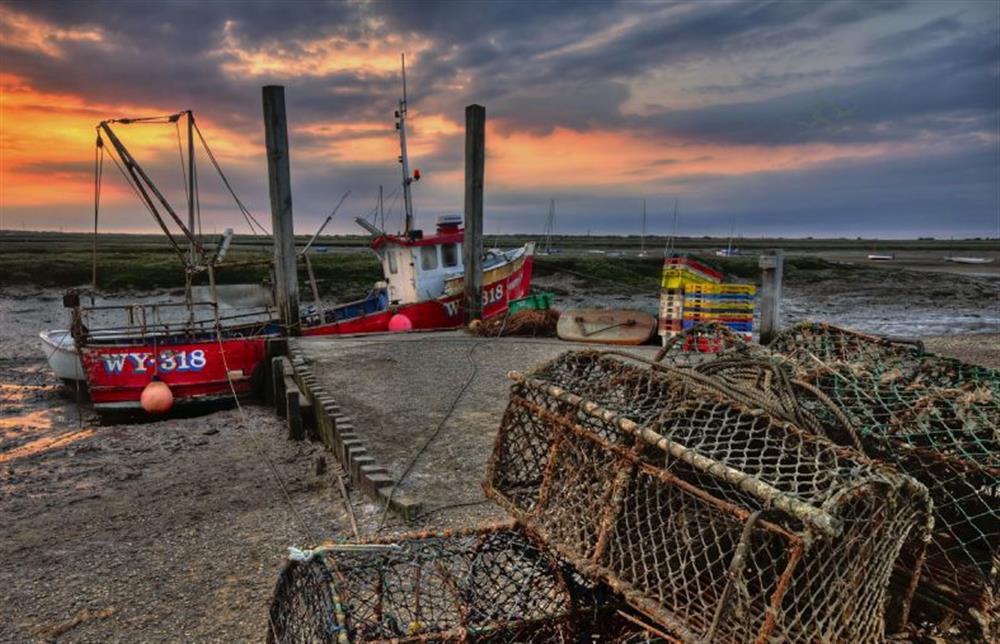 Brancaster Staithe harbour is a short drive away