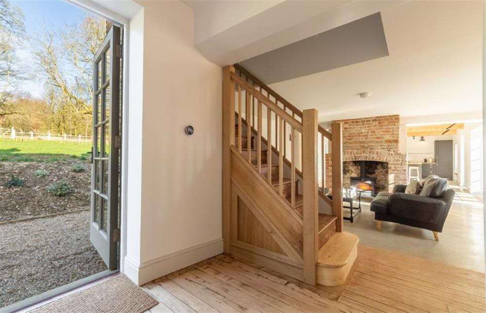 Ground floor: Rear entrance into Market Square House with view to the snug