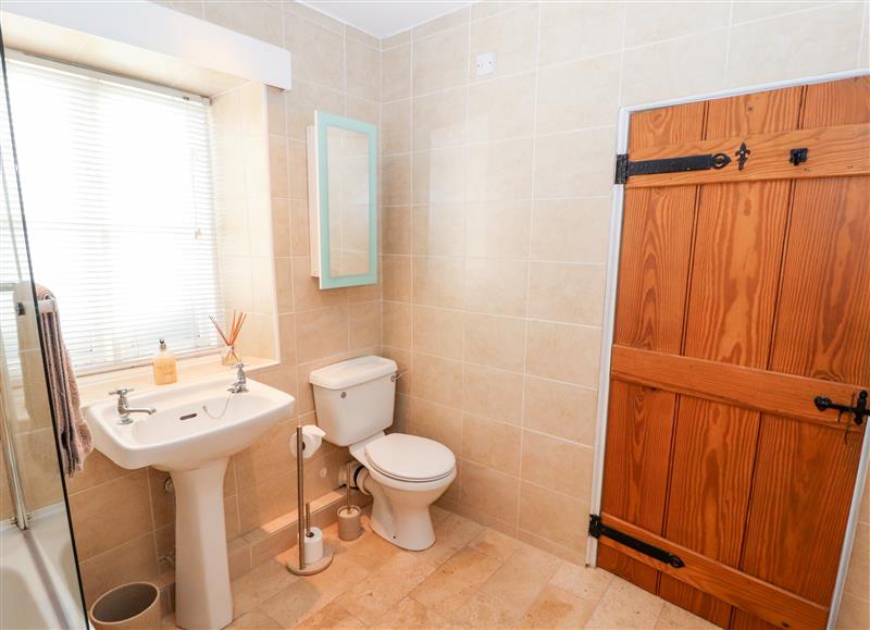 This is the bathroom at Market Square Maisonette, Kirkby Lonsdale