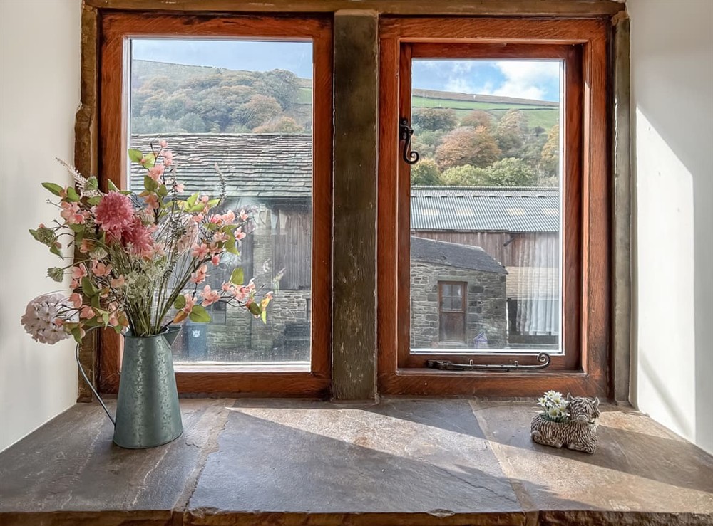 View at Marl Barn in Little Hayfield, Derbyshire