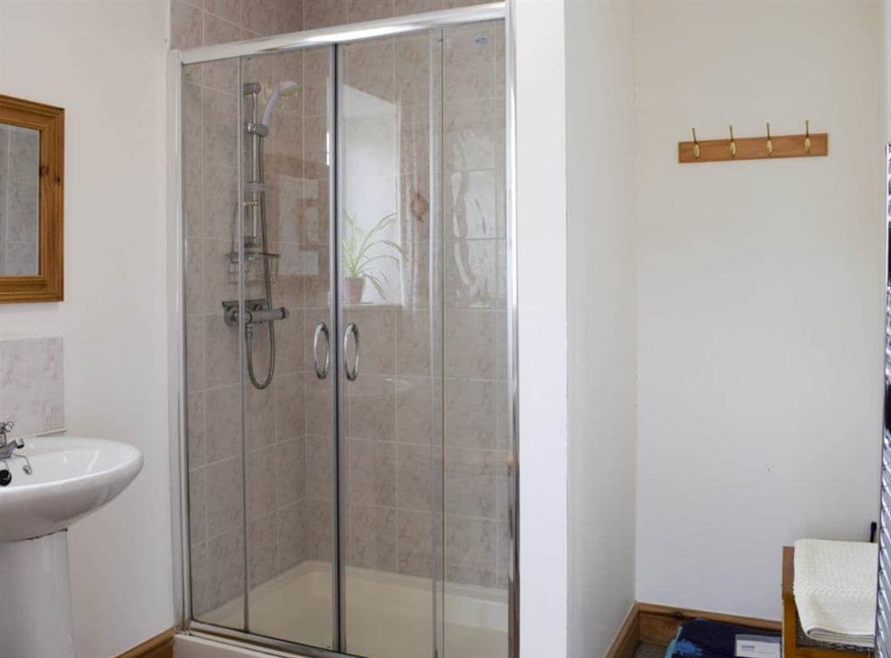 Shower room at Marlais in Manordeilo, near Llandeilo, Dyfed