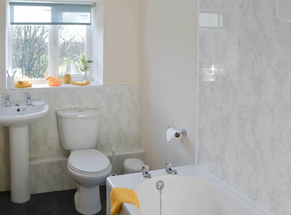 Bathroom at Marleys Retreat in Holywell, near Newcastle Upon Tyne, Northumberland