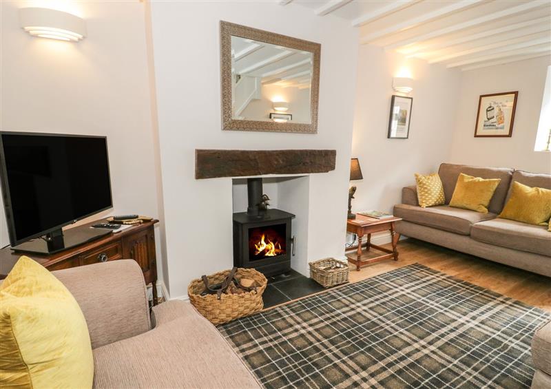 The living room at Marlin Cottage, Conwy