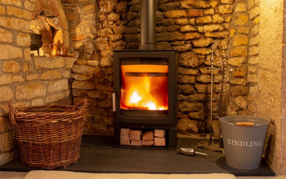 Cosy new Wood burner at Marquis of Lorne Cottage in Bridport