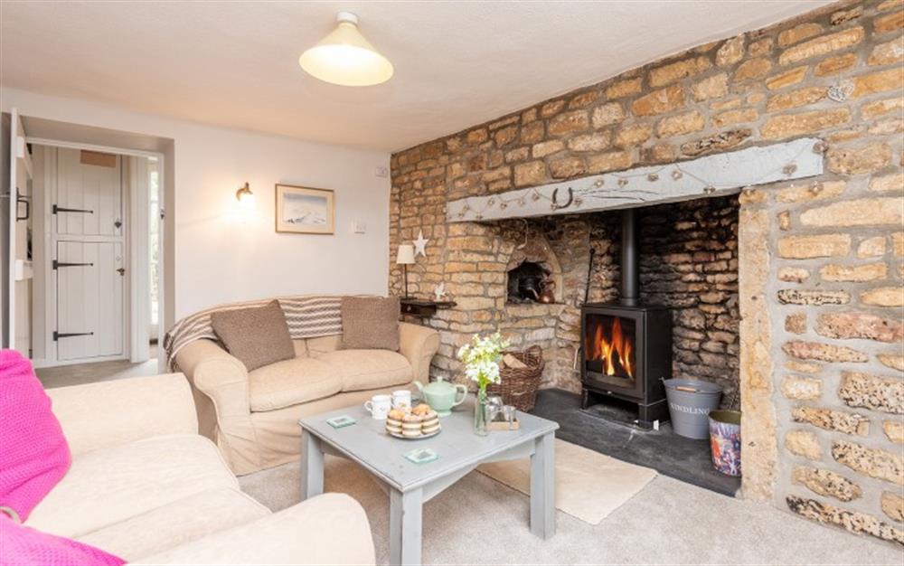 Inglenook fire place at Marquis of Lorne Cottage in Bridport