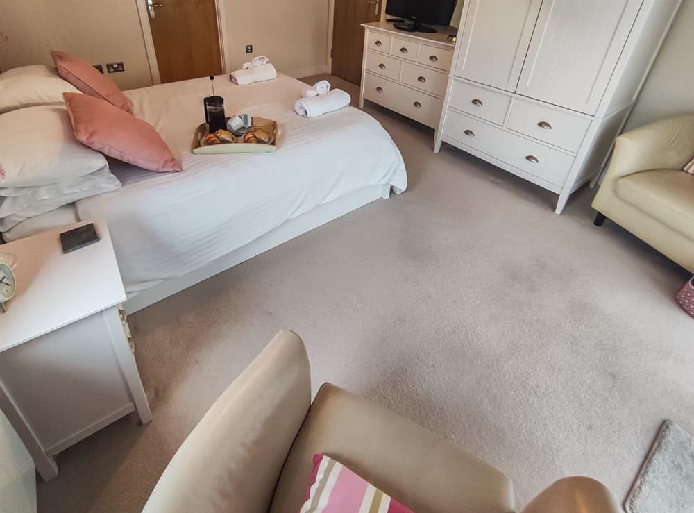 Double bedroom at Marram at the Viking in Seahouses, Northumberland