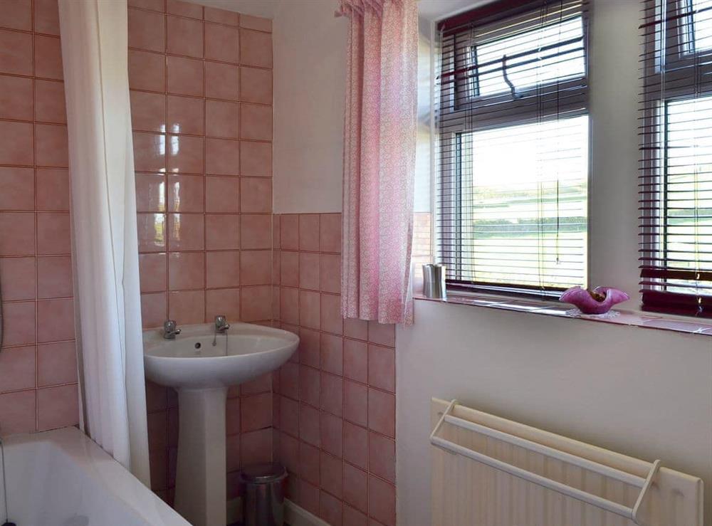 Bathroom at Marsh Cottage in Oxenhope, near Haworth, West Yorkshire
