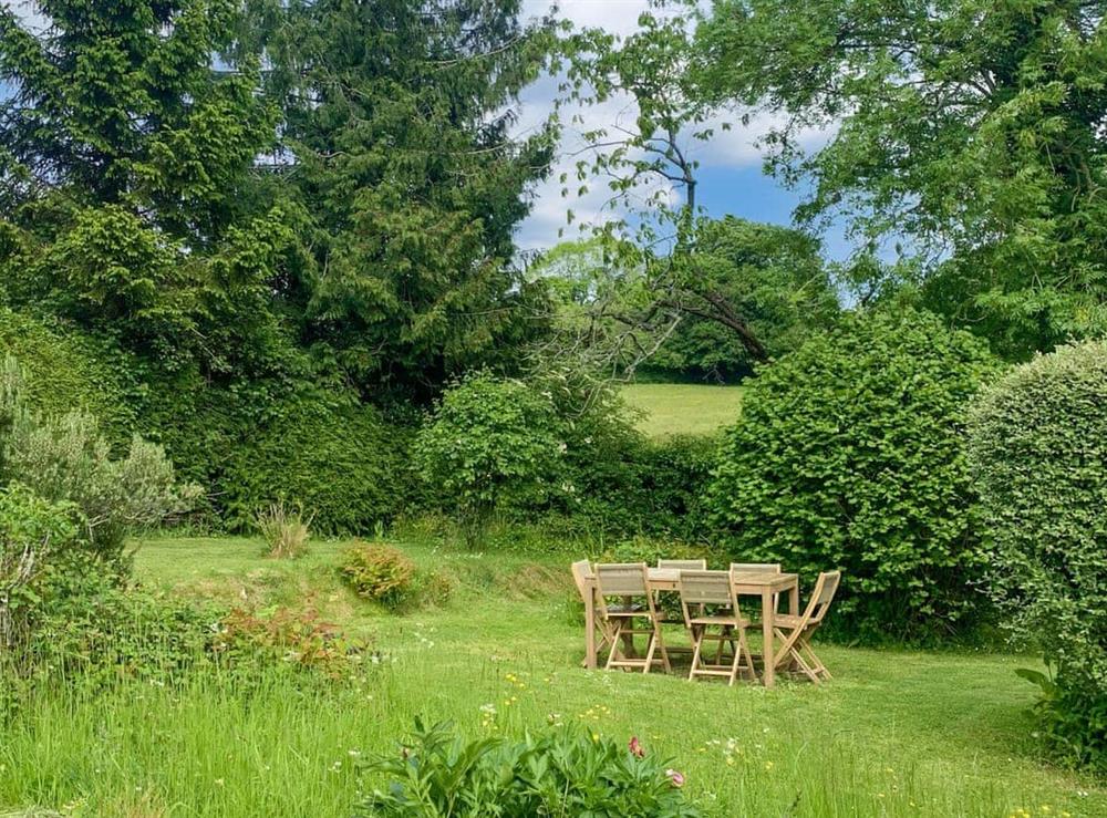 Garden at Marshalls Farm in Kilcot, near Newent, Herefordshire