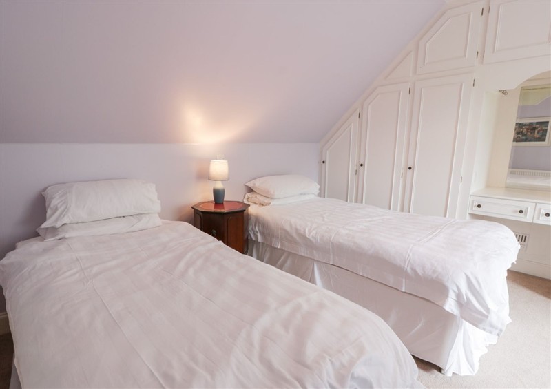 One of the bedrooms at Marshill Farm House, Draffan near Kirkmuirhill