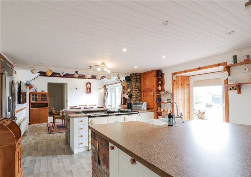 This is the kitchen at Marshill Farm House, Draffan near Kirkmuirhill