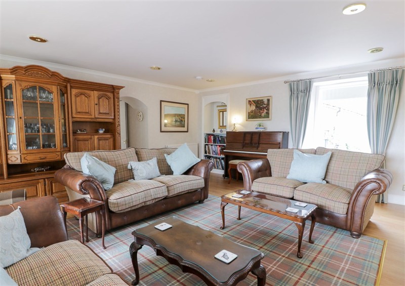 This is the living room at Marshill Farm House, Draffan near Kirkmuirhill