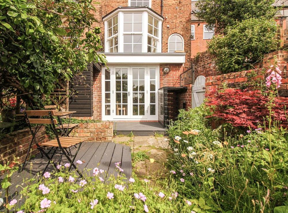 Patio at Martineau House in Tynemouth, Tyne and Wear