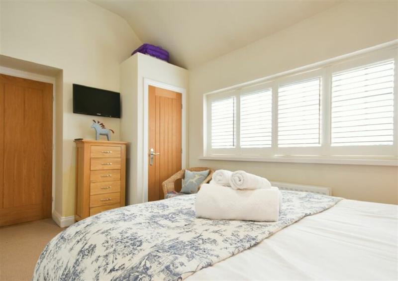 This is the bedroom at Martins Cottage, Alnmouth
