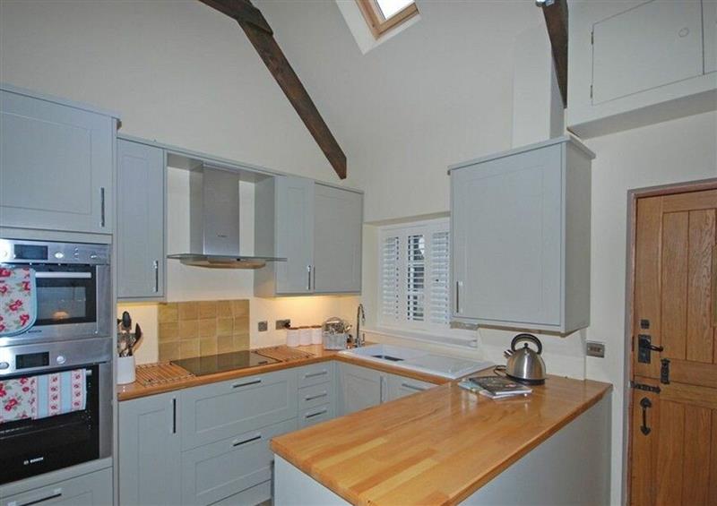 This is the kitchen at Martins Cottage, Alnmouth