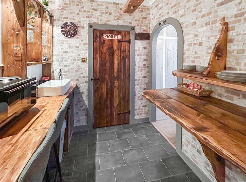 Kitchen living space at Marton Lodge Apartment in Bridlington, North Humberside