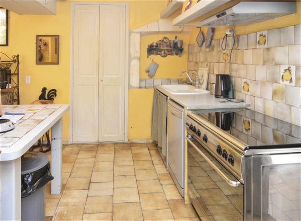 Kitchen at Mas Des Marjolaines in Mas-Blanc-des-Alpilles, Bouches-du-Rhône, France