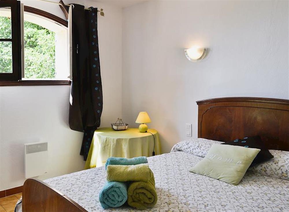 Double bedroom at Mas Miremont in Le Tignet, Alpes-Maritimes, France