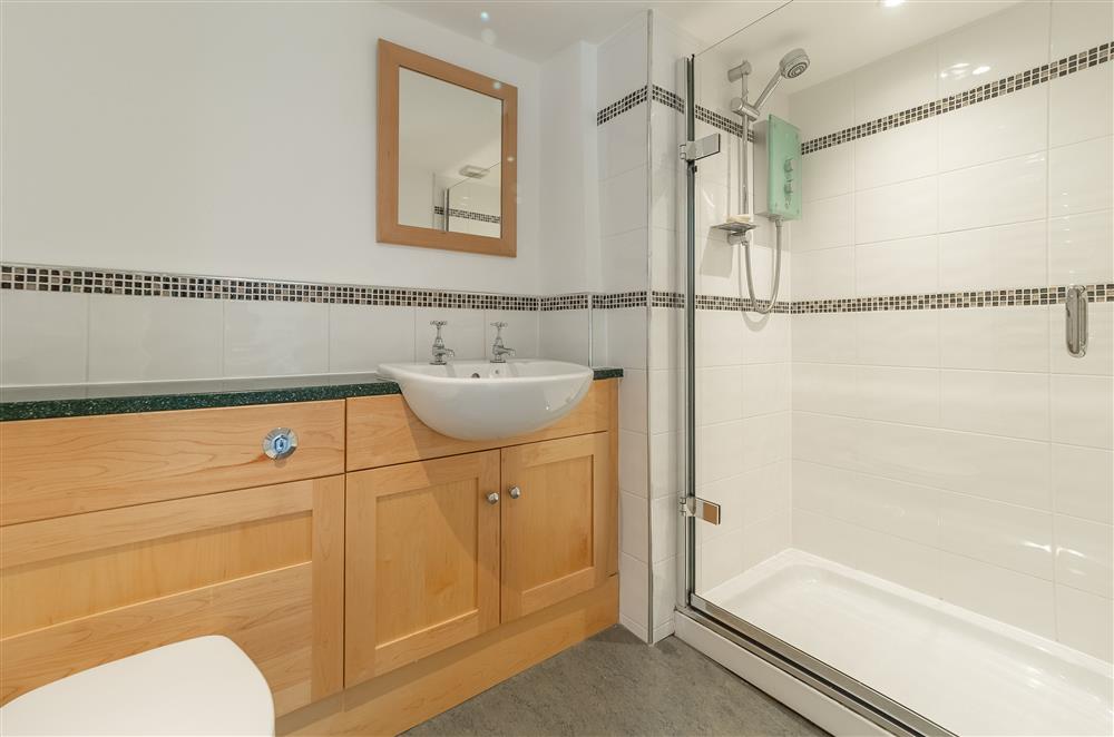 En-suite shower room at Masongill Lodge, Masongill