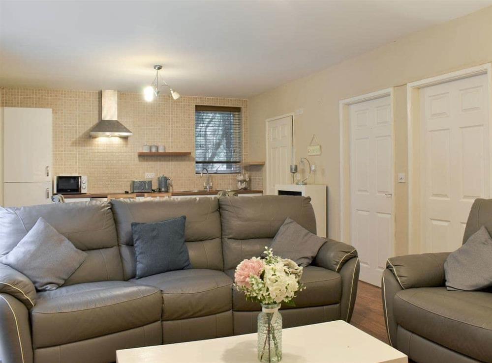 Open plan living space at Mattys Place in Walwen, Lixwm, Clwyd