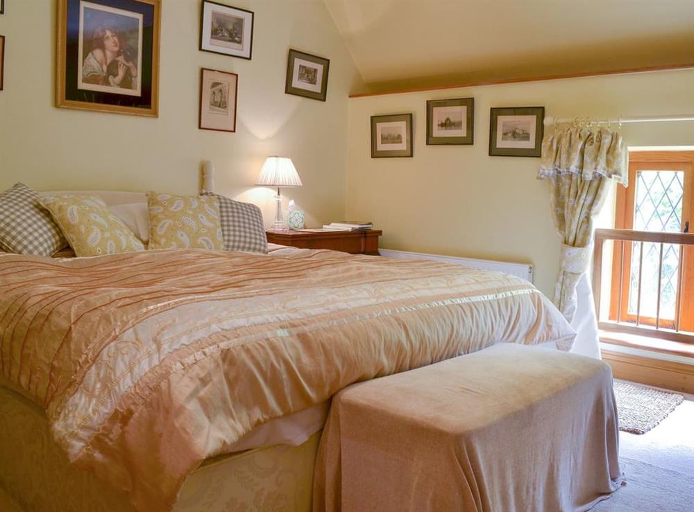 Comfortable double bedroom at Mill Farmhouse, 