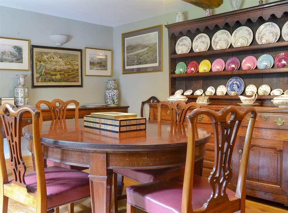 Ideal dining room at Mill Farmhouse, 