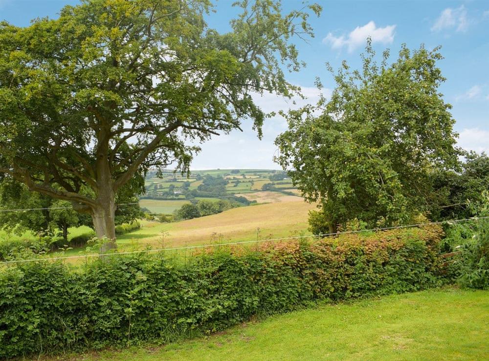 Beautiful views of the Welsh border at Mavis Cottage in Kingswood, near Kington, Herefordshire