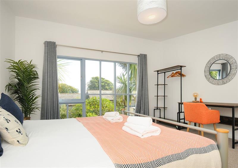 This is the bedroom at Mawnan, Mawnan Smith near Penryn