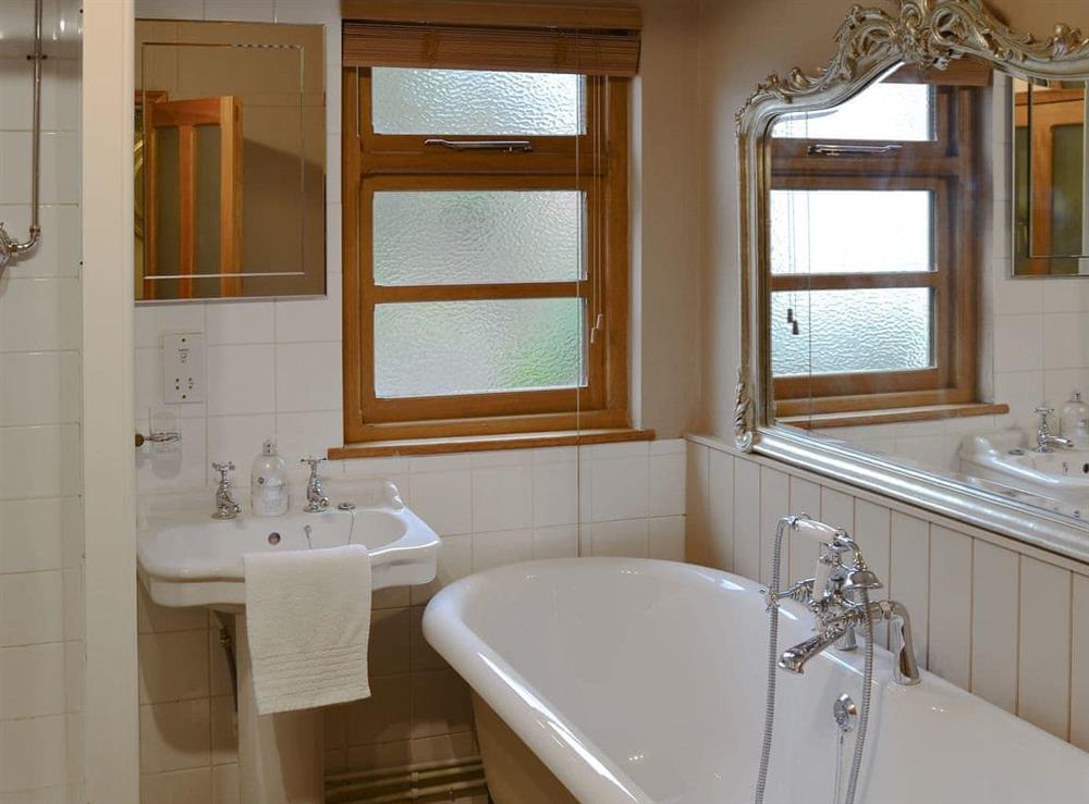 Charming bathroom at May Cottage in Bacton, Nr North Walsham, Norfolk., Great Britain