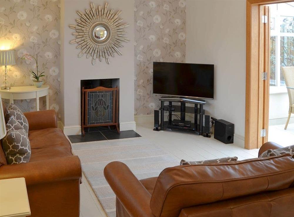 Comfortable living room at May Cottage in Bacton, Nr North Walsham, Norfolk., Great Britain