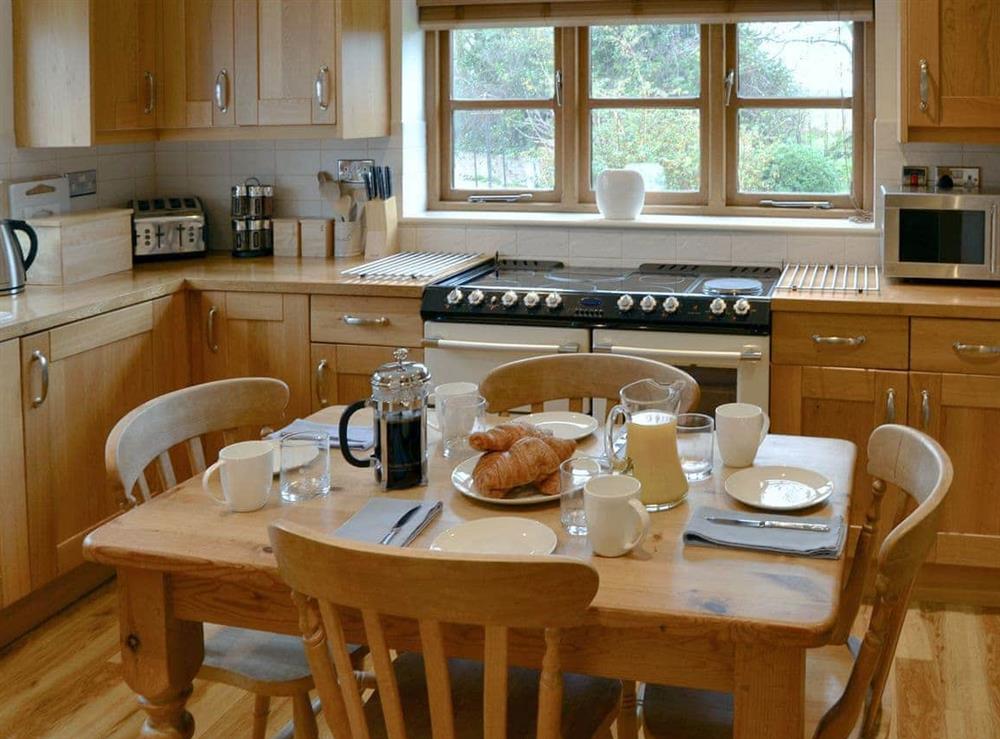Well equipped kitchen/ dining room at May Cottage in Bacton, Nr North Walsham, Norfolk., Great Britain