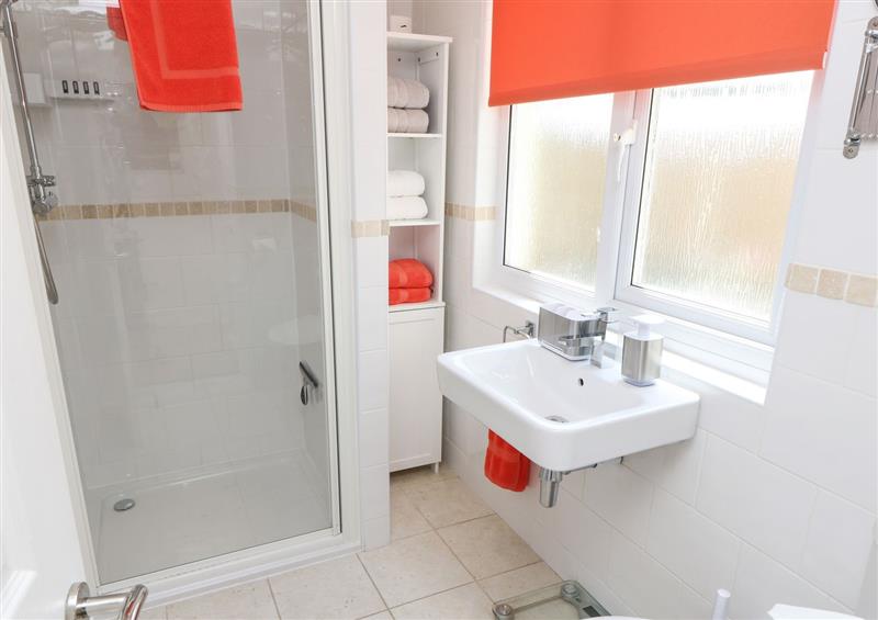 The bathroom at May Cottage, Shanklin