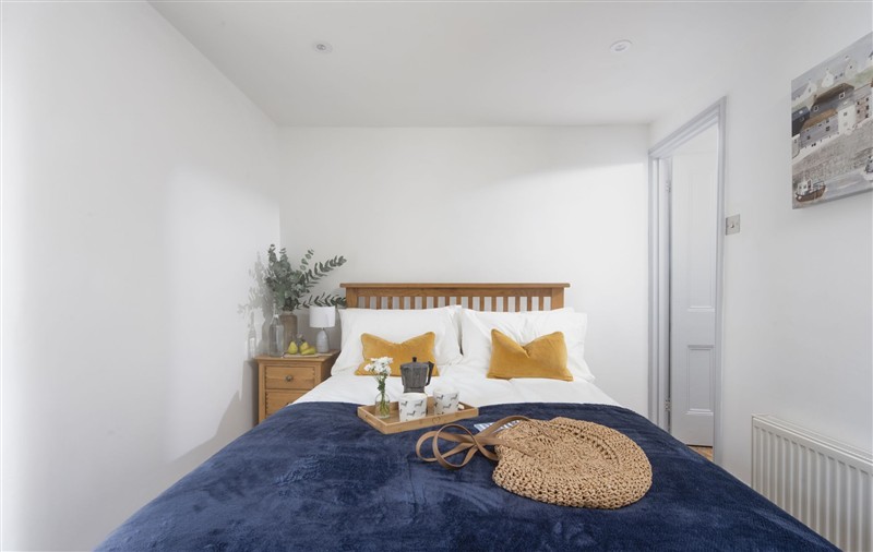 One of the bedrooms at May Cottage, Cornwall
