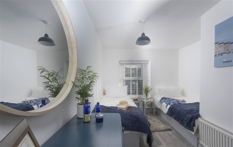 This is a bedroom at May Cottage, Cornwall