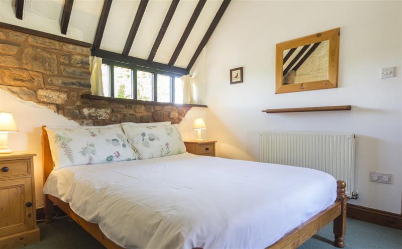 One of the bedrooms at May Cottage, Tiverton