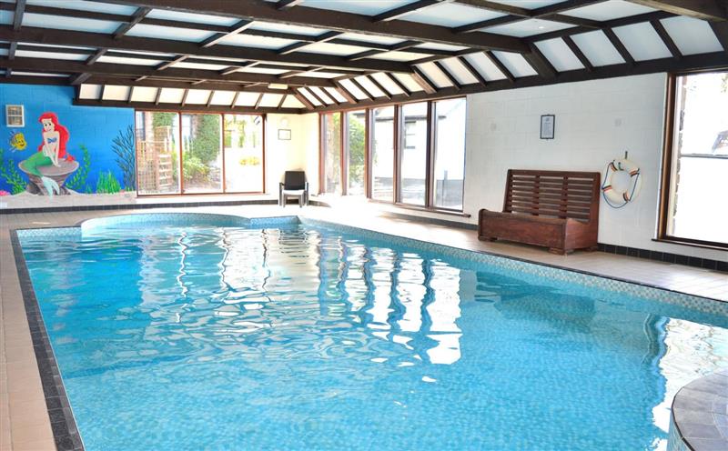 The swimming pool at May Cottage, Tiverton