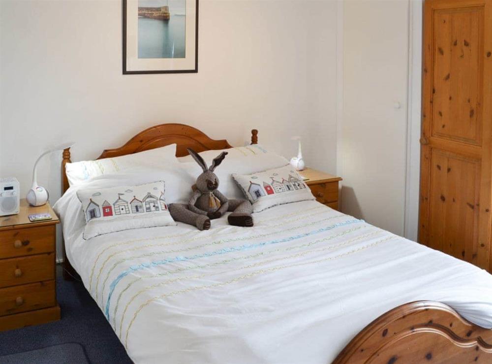 Cosy and romantic double bedroom at May Cottage in Tywardreath, near Fowey, Cornwall