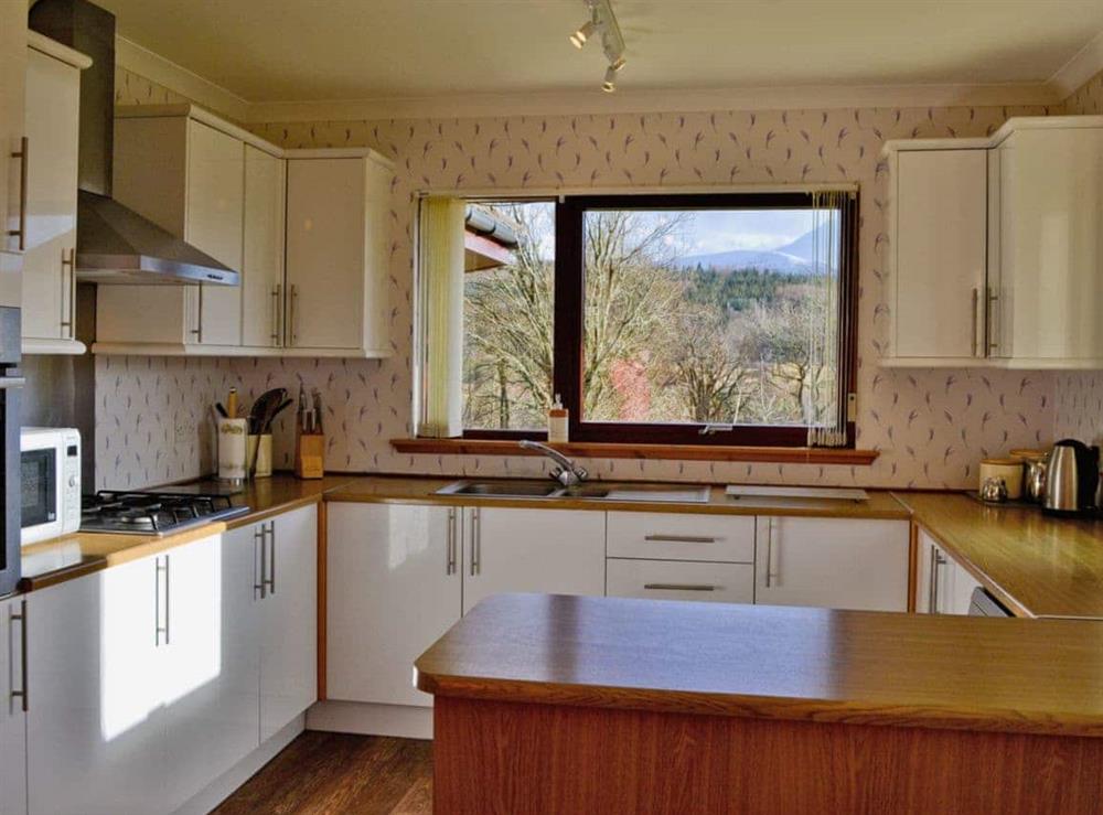 Kitchen at Maybank in Banavie, near Fort William, Inverness-shire
