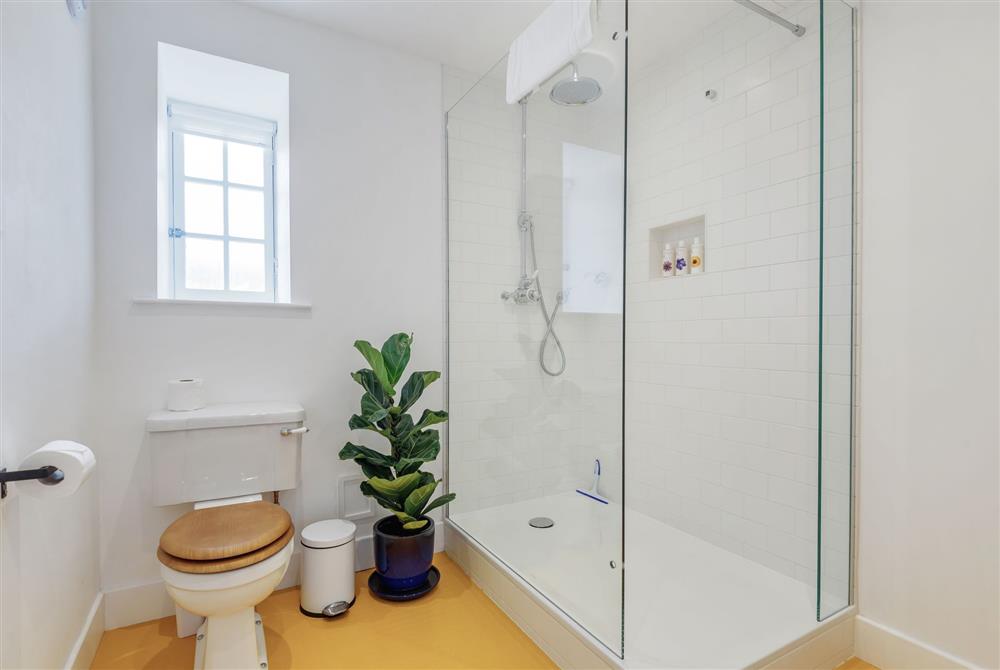 The large ground floor shower room in Stable House at Maybank Cottages, Clifton Maybank, Yeovil