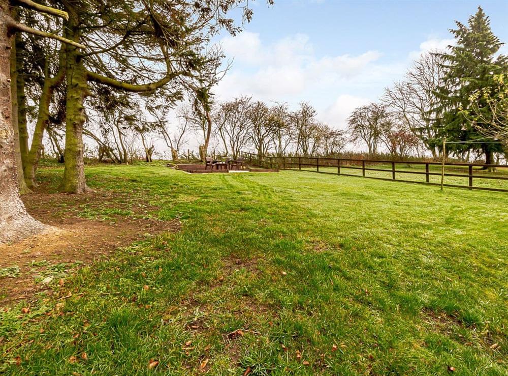 Garden at Maybeck Cottage in Ruswarp, near Whitby, North Yorkshire