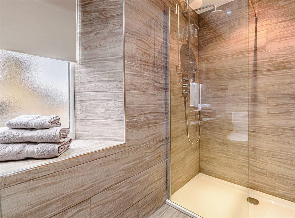 Shower room at Maybeck Cottage in Ruswarp, near Whitby, North Yorkshire