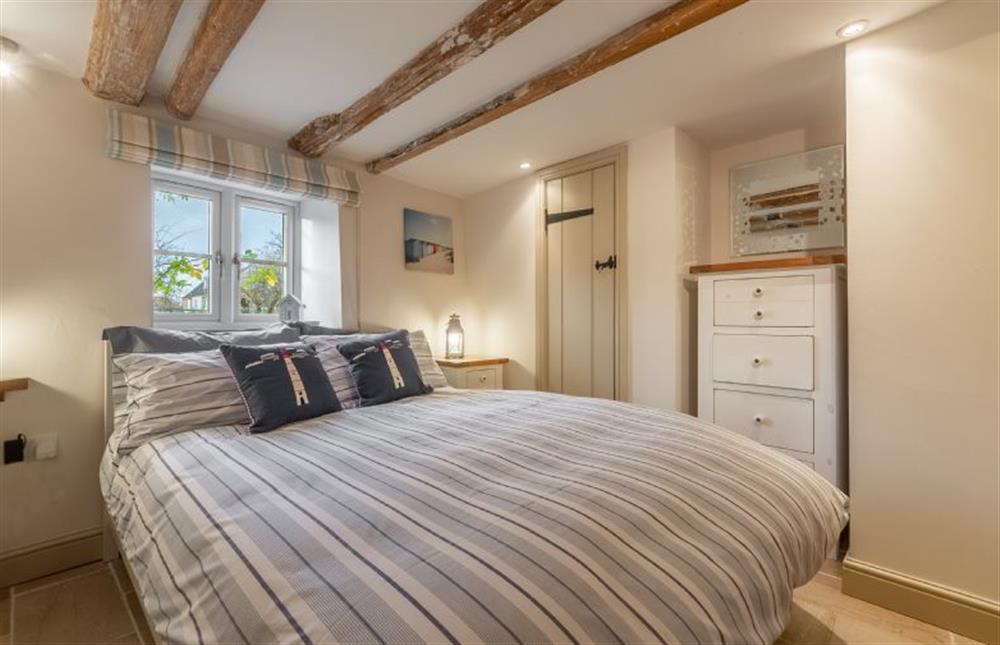 Ground floor:  Bedroom two has double bed (photo 2) at Mayes Cottage, Brancaster near Kings Lynn